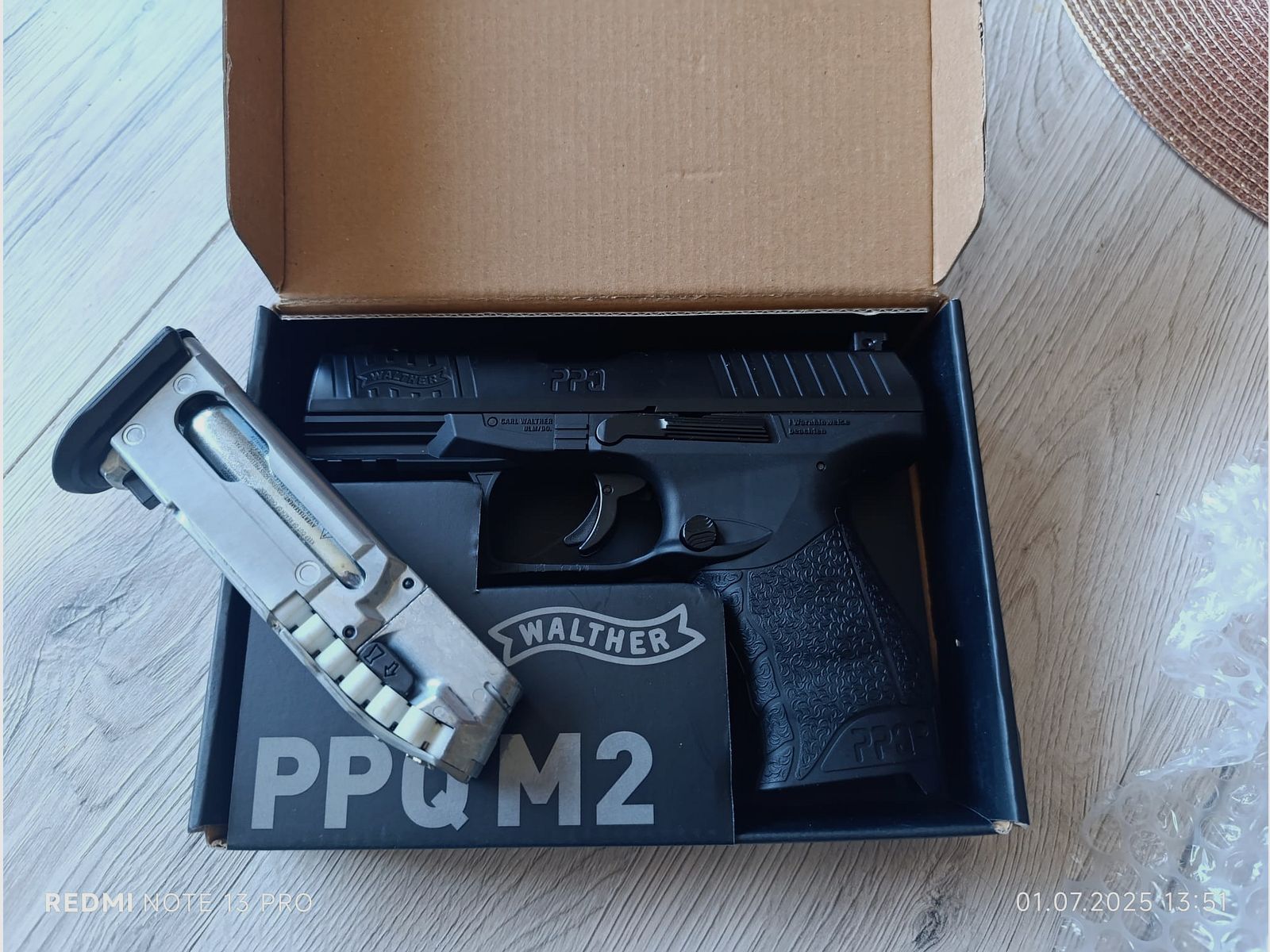 Walther PPQ M2 CO2 WAFFE diabolo