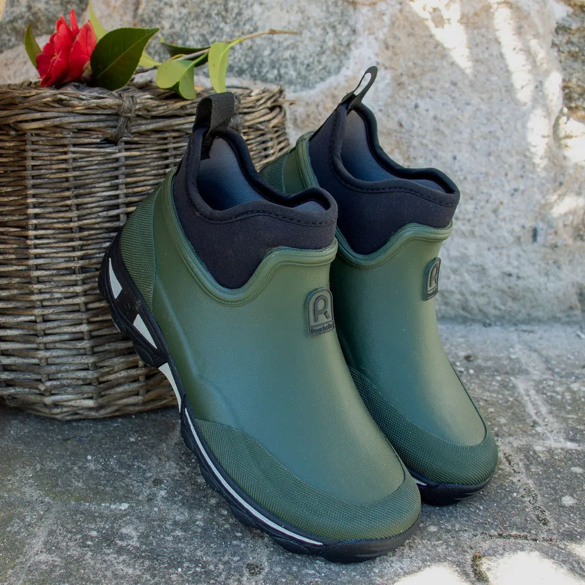 Rouchette Damskie Botki Clean Lady (Khaki)
