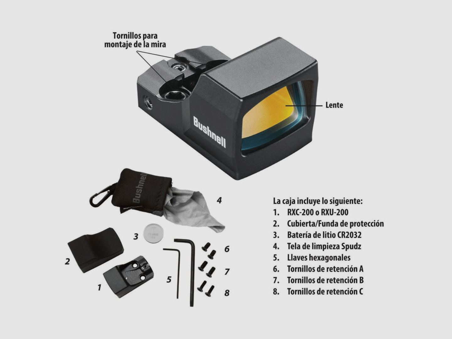 Point rouge BUSHNELL RXC-200 Compact, image 6 sur 6