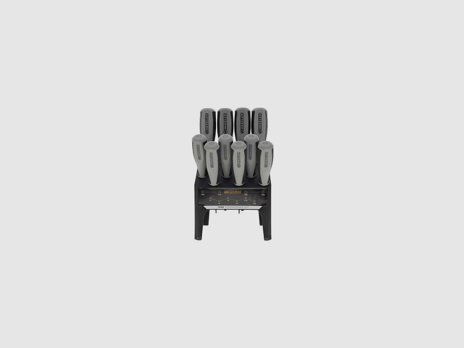 Wheeler Set 30 Sechskantschraubendreher SAE/Metrisch und Torx mit Werkbankhalter, Bild 4 von 15