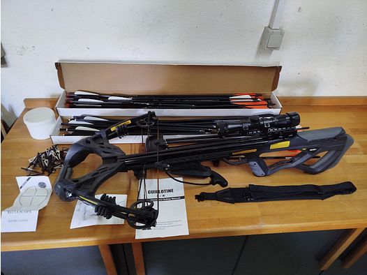 Compoundarmbrust Guillotine X black 400fps 185 lbs