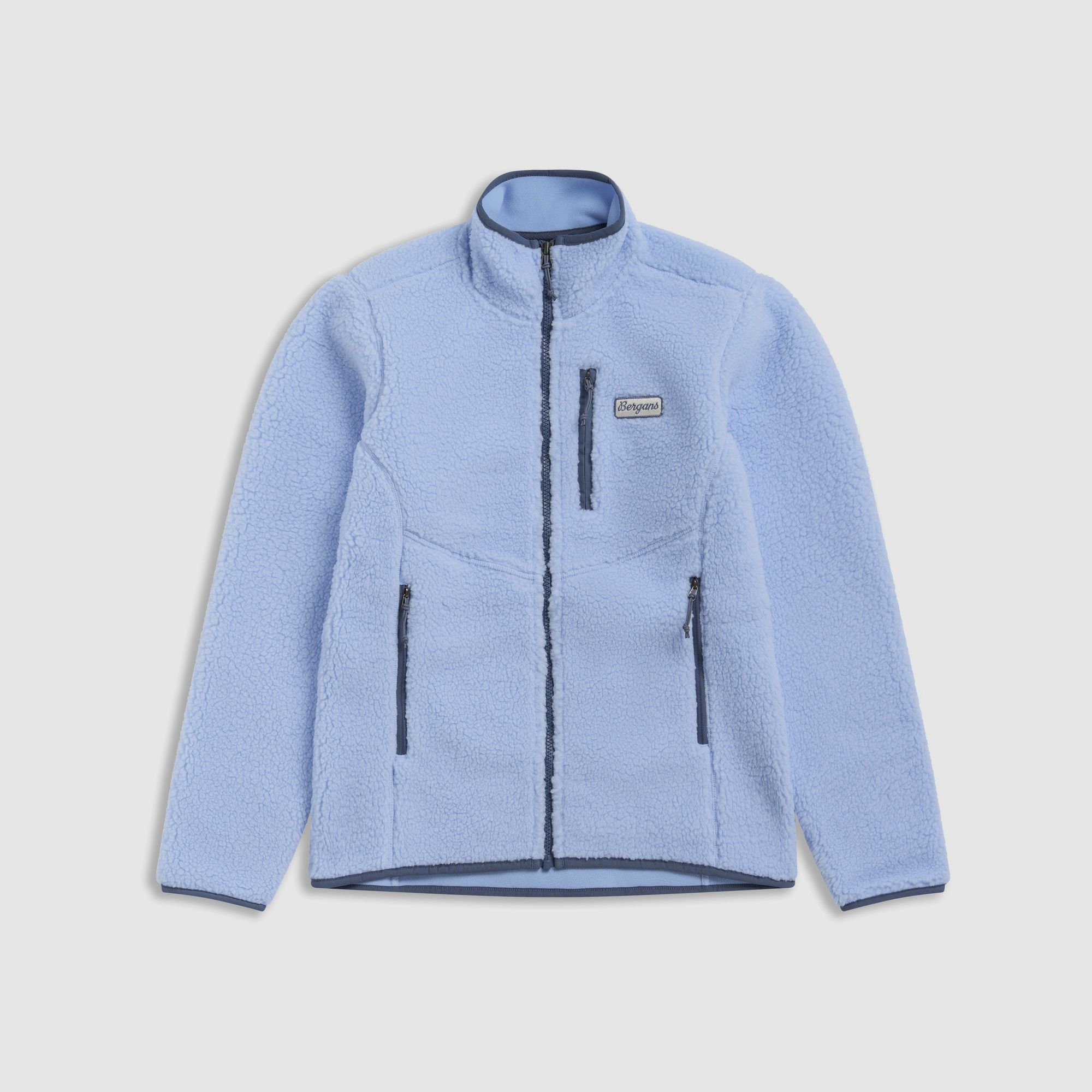 Bergans Lunnan Pile Fleece Jacket Mujer Cool Blue XL