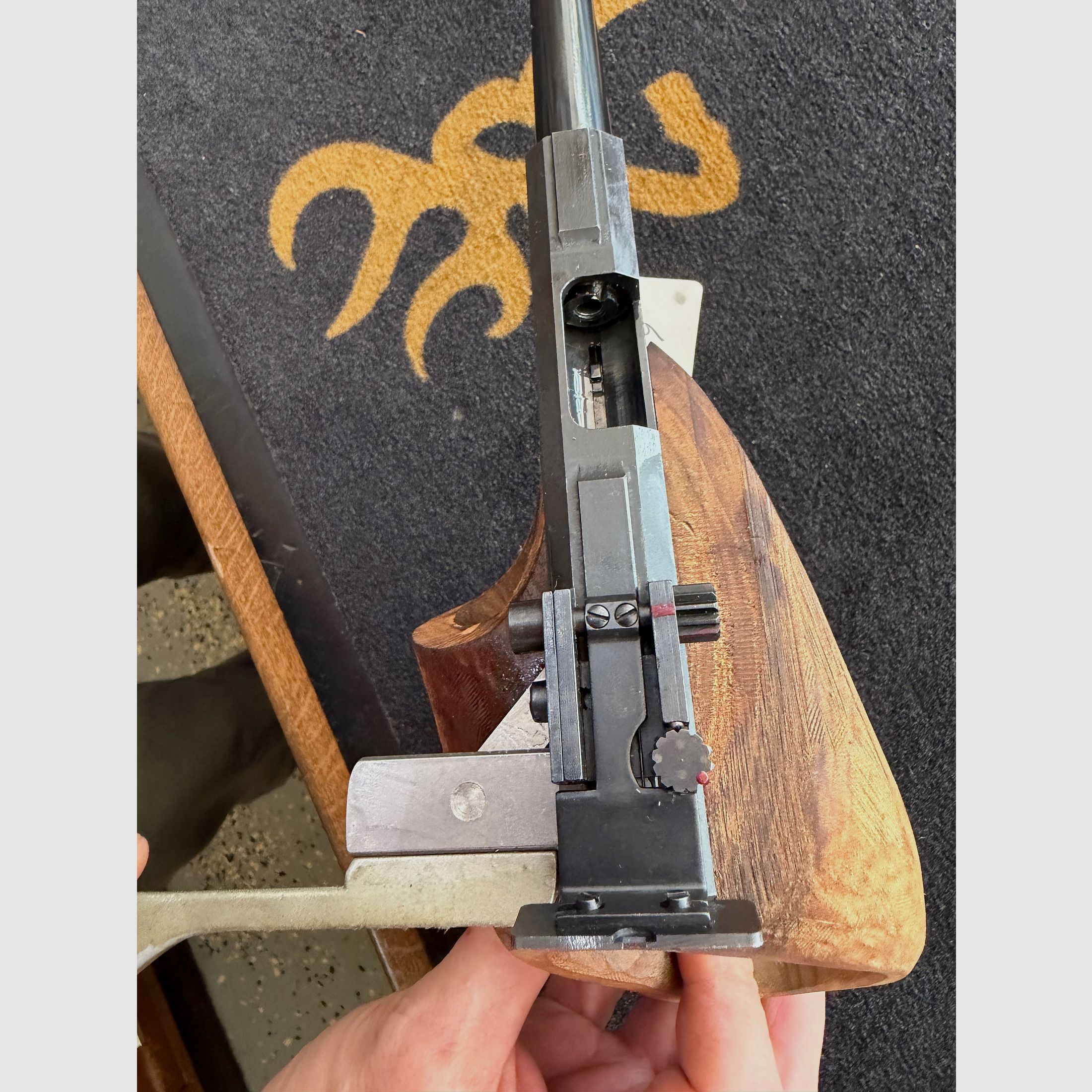 Freie Pistole Hämmerli  22lr mit orthopädischen Griff 