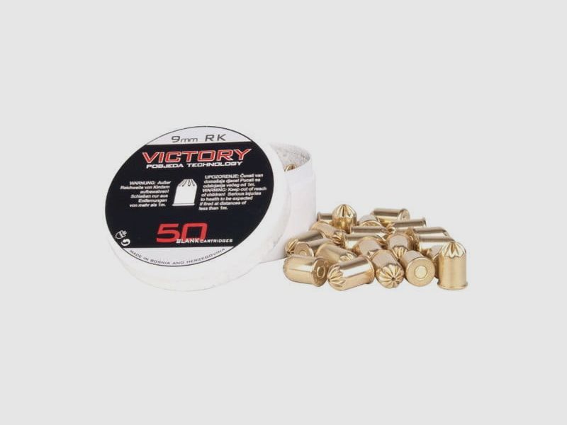 Victory knalpatronen 9 mm R.K 50 stuks