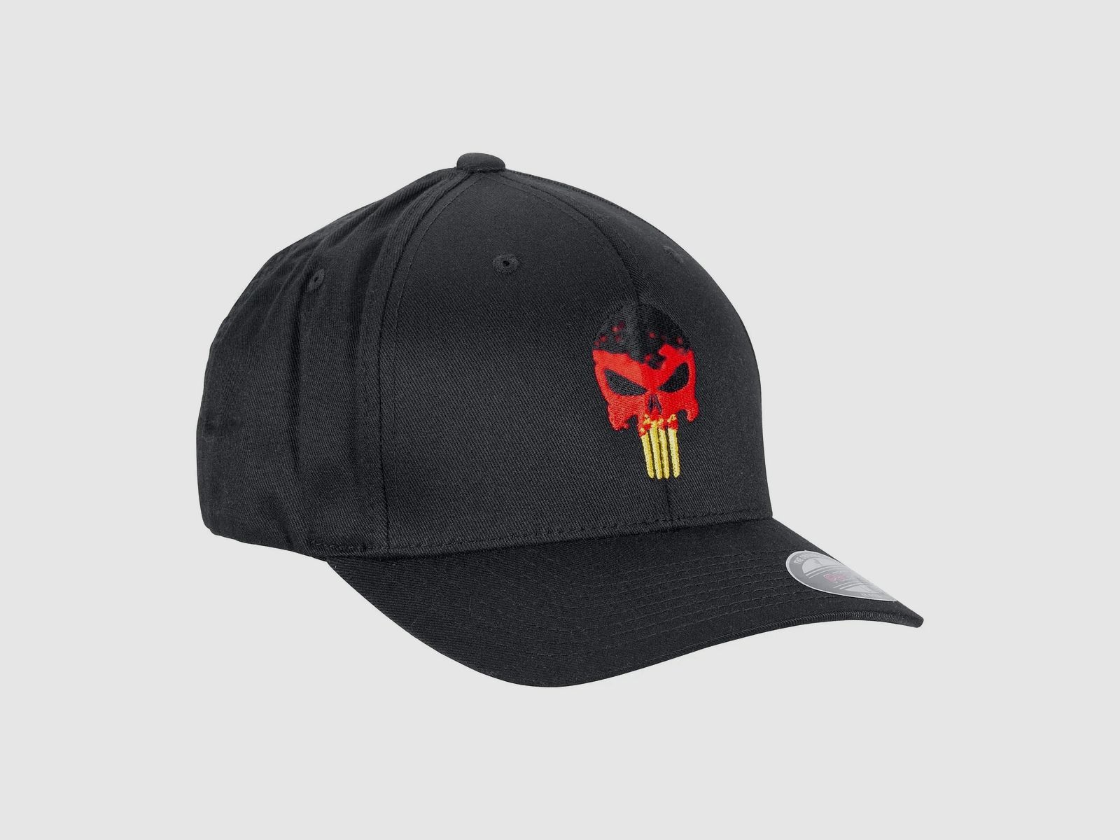 Flexfit Café Viereck Cap Flexfit Punisher bunt schwarz