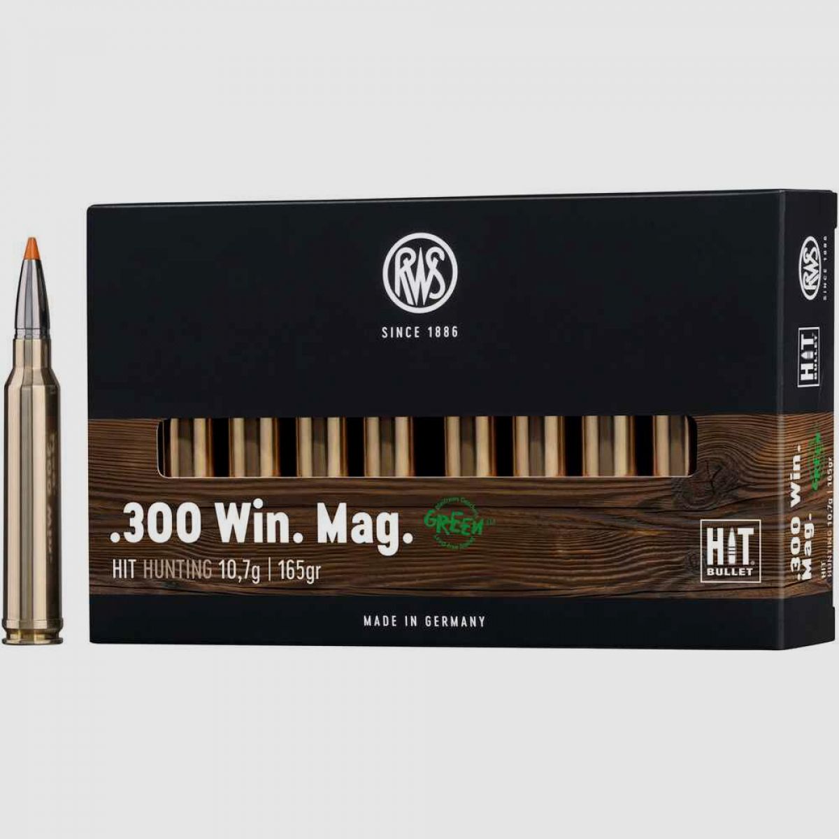 .300 Win Mag HIT Green 10.7g / 165gr