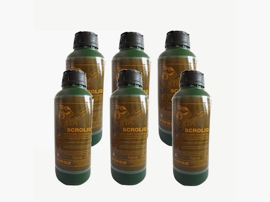 SCROLIQ – CATRAME Vegetale liquido per CINGHIALI 6 x 1,25 l