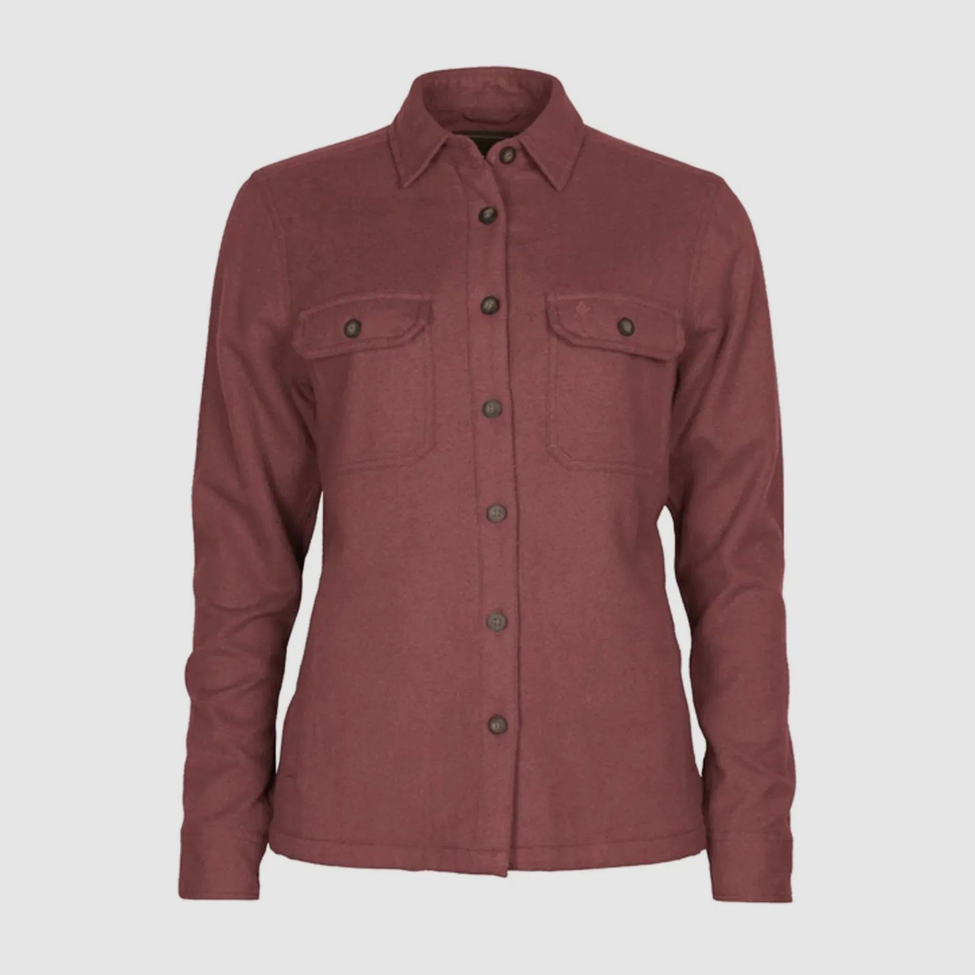 Pinewood Pinewood Langarmhemd Värnamo rusty pink melange Frauen