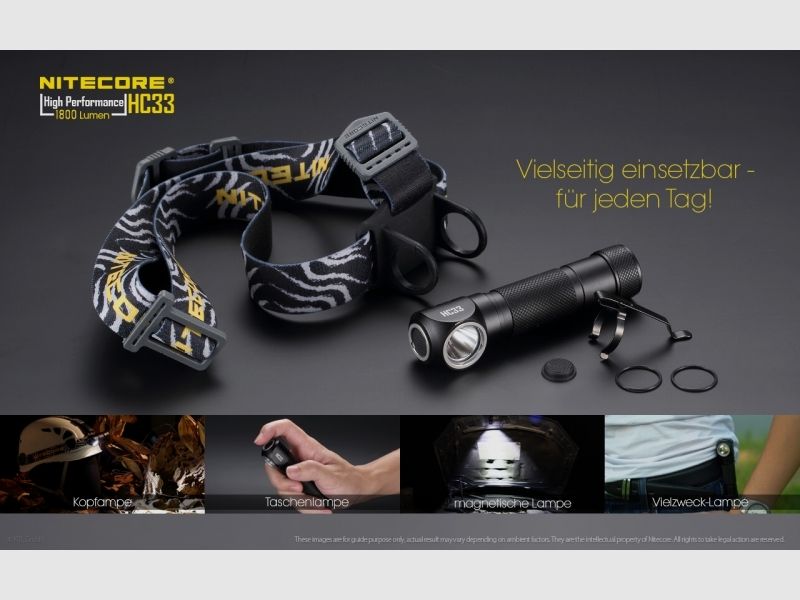 Nitecore HC33, Bild 7 von 12
