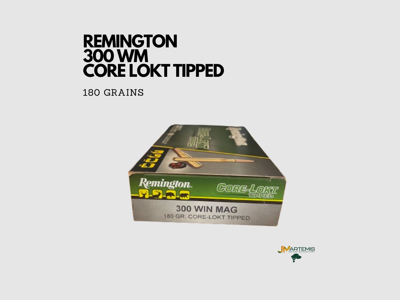 Patrone REMINGTON 300 WIN MAG CORE LOKT TIPPED 180GR, Bild 2 von 4