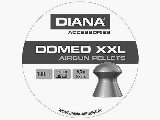 Diana AA Domed XXL 9mm pallini per carabina ad aria compressa