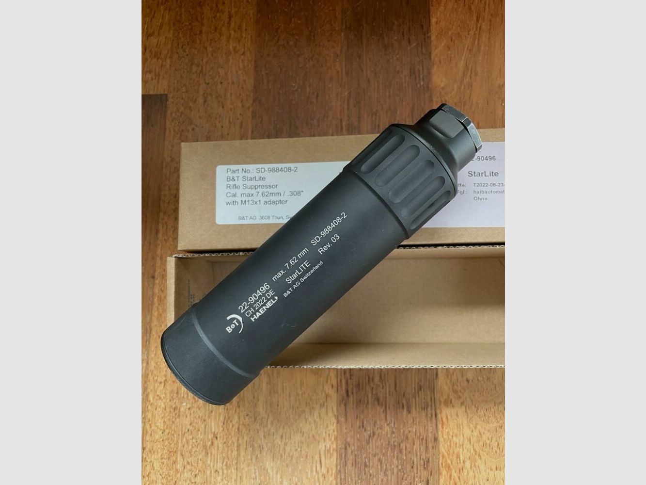 B&T StarLite 6,3-8,2mm, M13x1 prawo