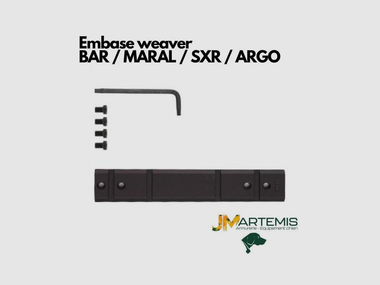 Base weaver WARNE BAR / SXR / MARAL / ARGO, immagine 2 di 3