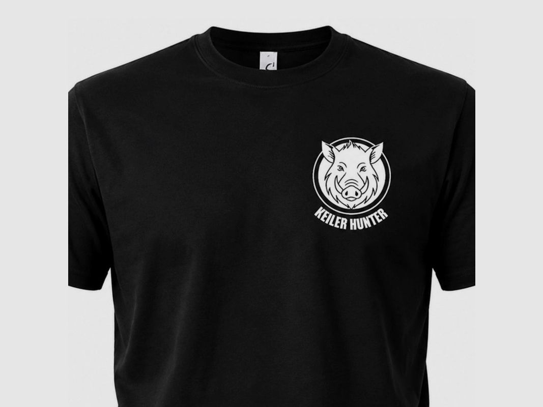 Polo Keiler Hunter schwarz kurzarm Logo 2, Bild 4 von 6