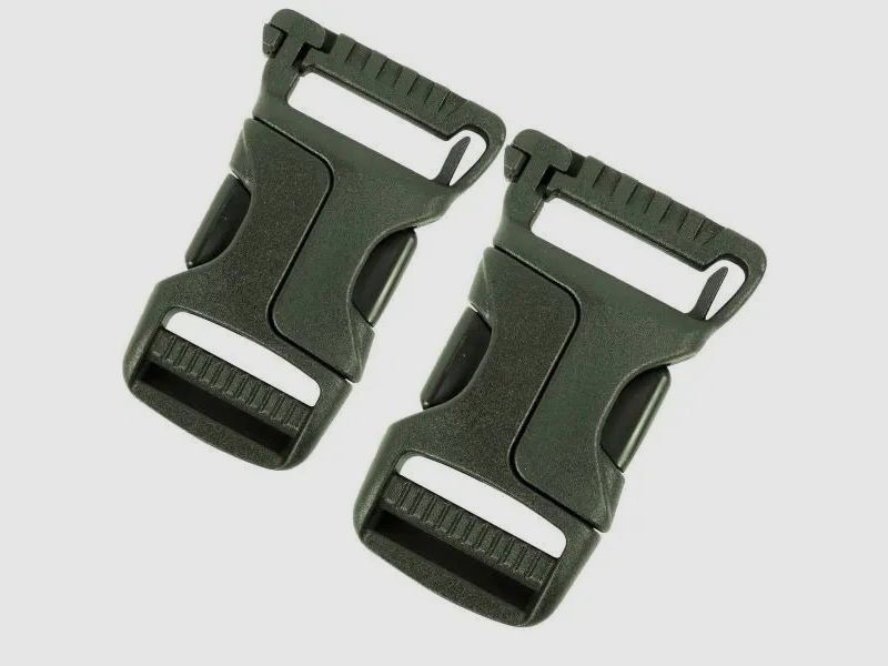 Tasmanian Tiger Tasmanian Tiger Steckschnalle SR25 schwarz 2er Pack