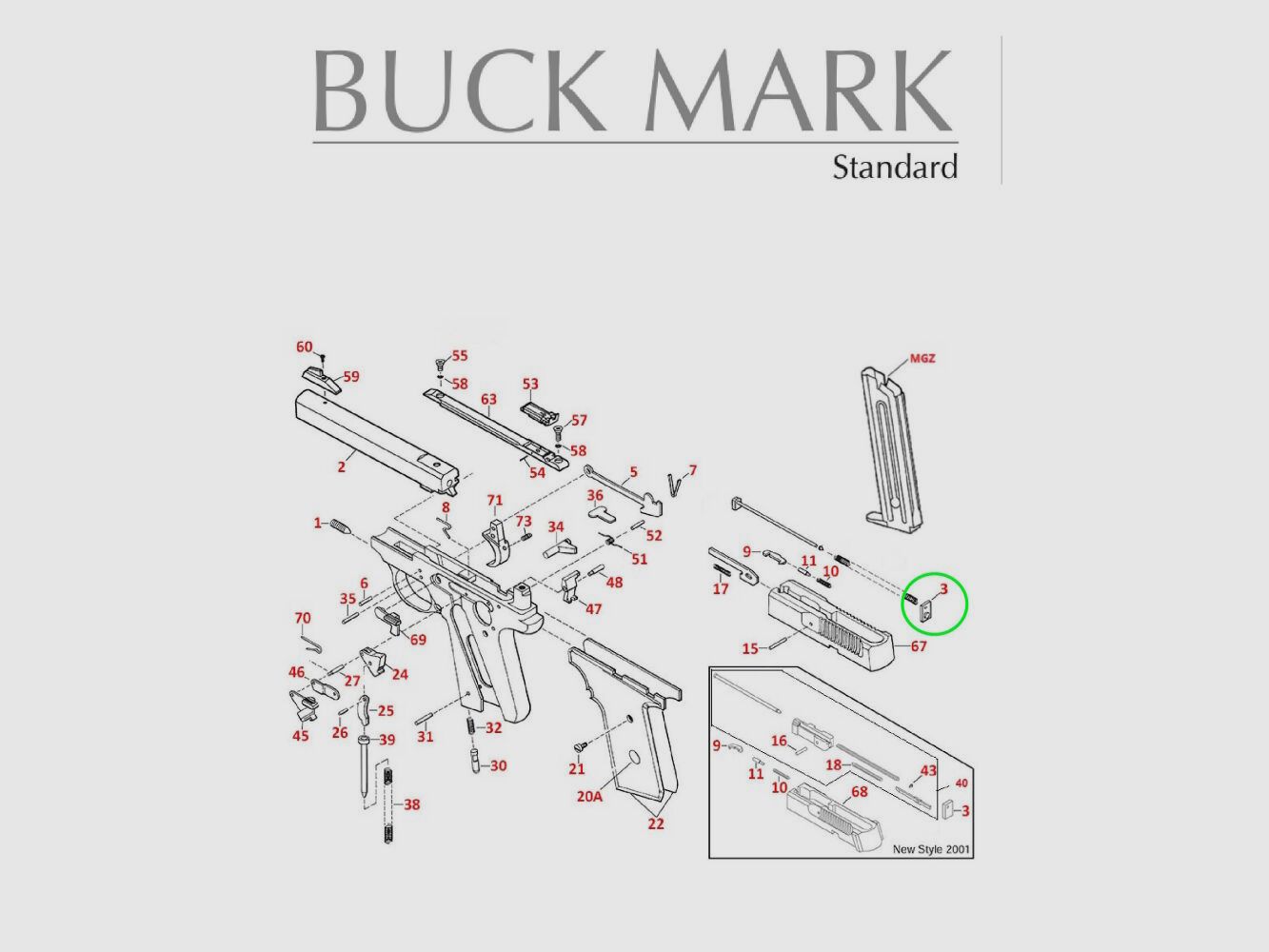Browning Buck Mark Buffer #3