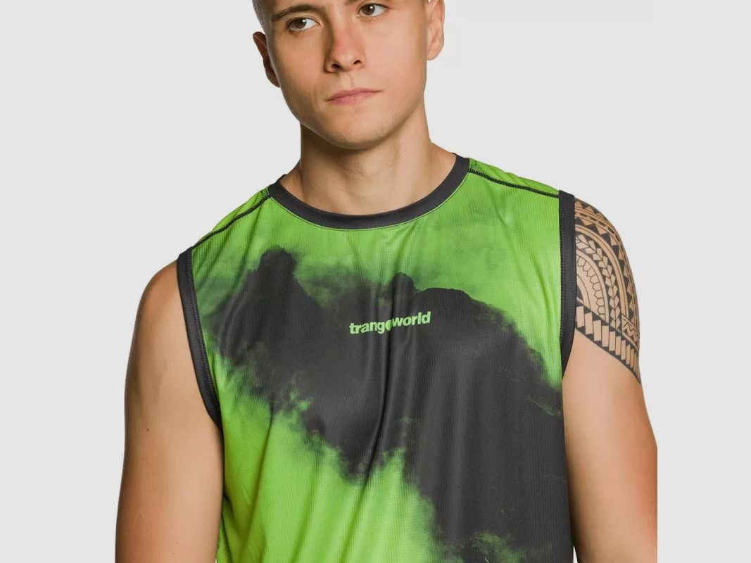 Trangoworld T-SHIRT MERLES GROEN, afbeelding 3 van 5