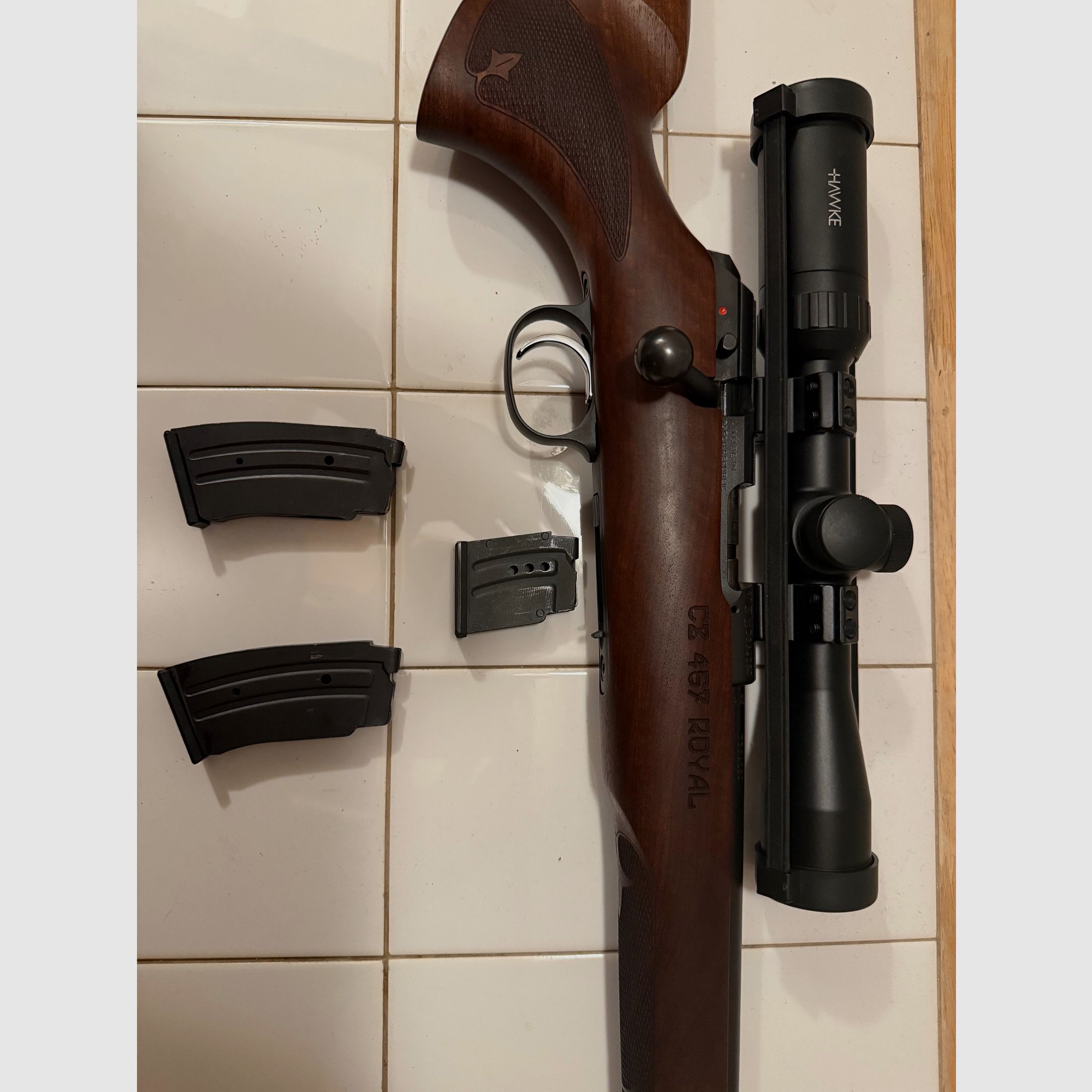 CZ 457 Royal .22 lfb - con Hawke 2-7x32 e caricatori extra