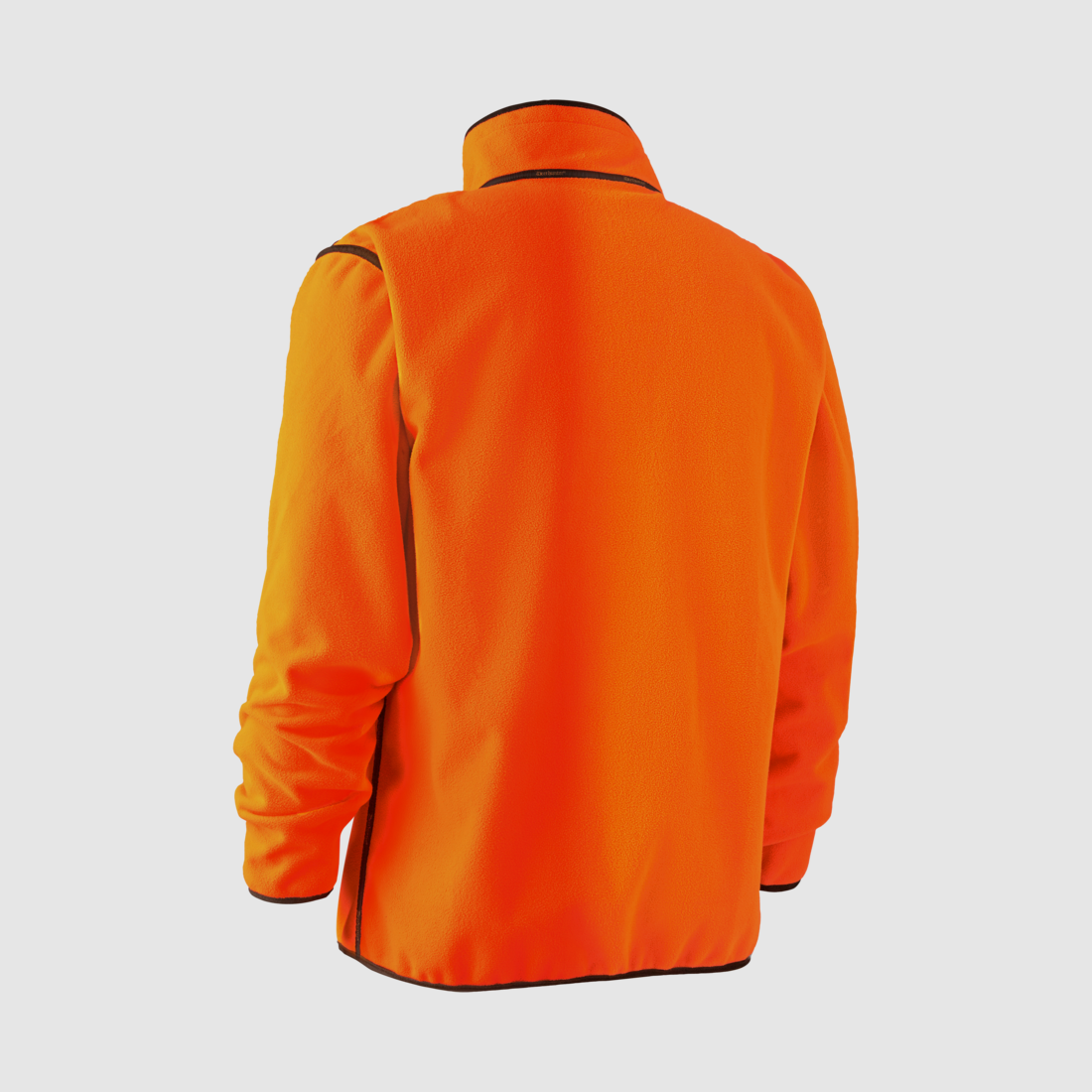 Wende-Fleecejacke Gamekeeper – orange/grün – L, Bild 4 von 5