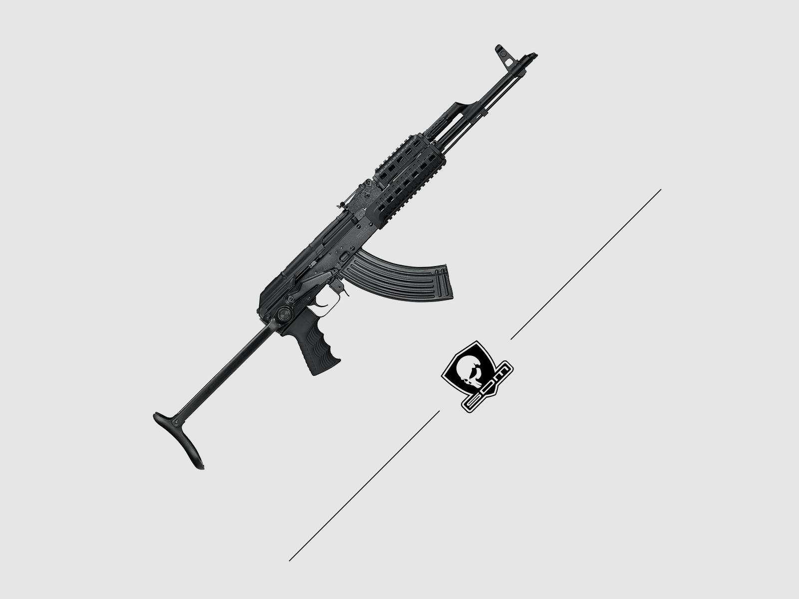 S.D.M. AKS-47 TACTICAL LIMITED SERIES BLACK 7.62X39MM