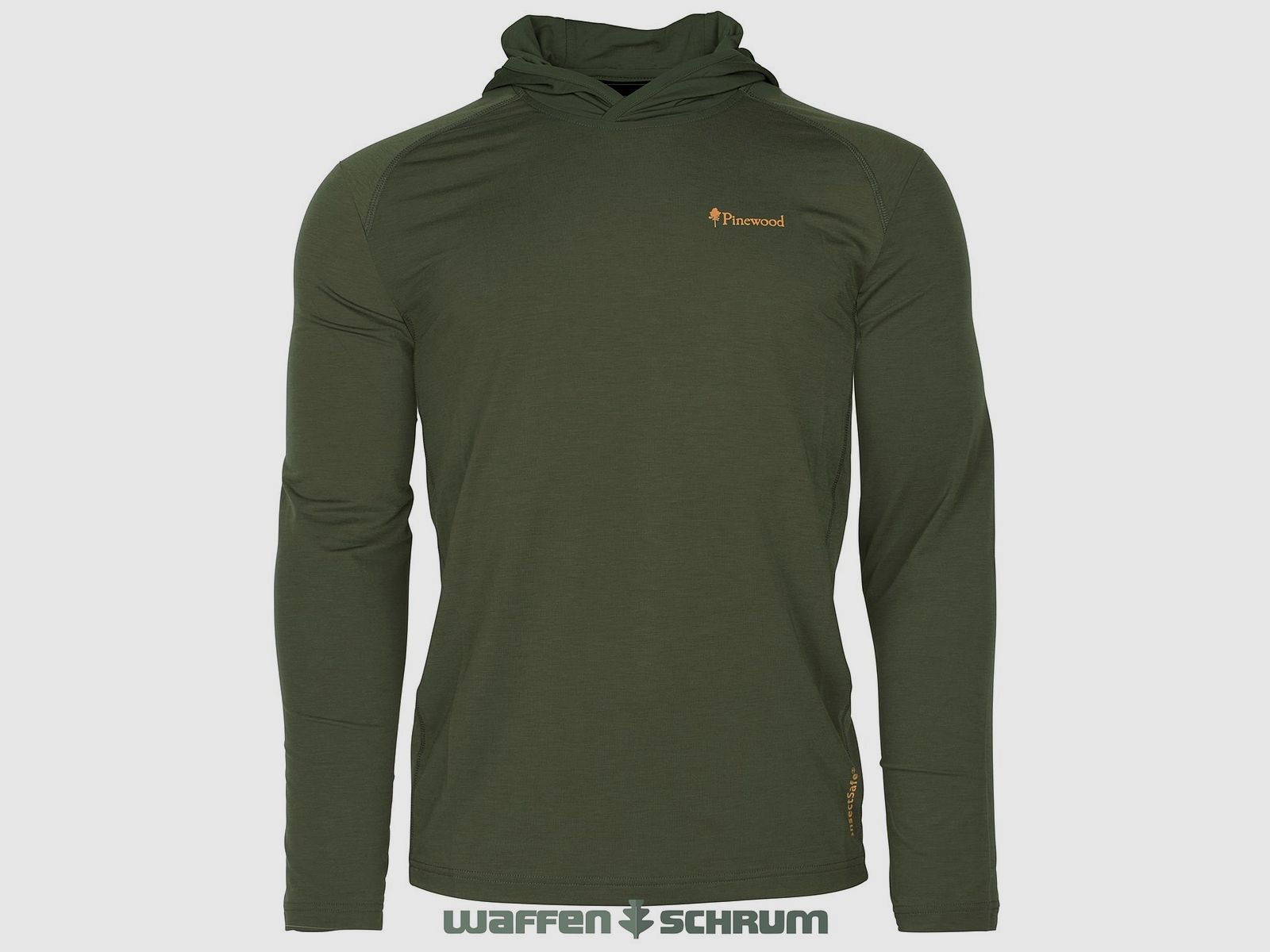 Hoodie Pinewood Ochrona przed insektami Zielony mech