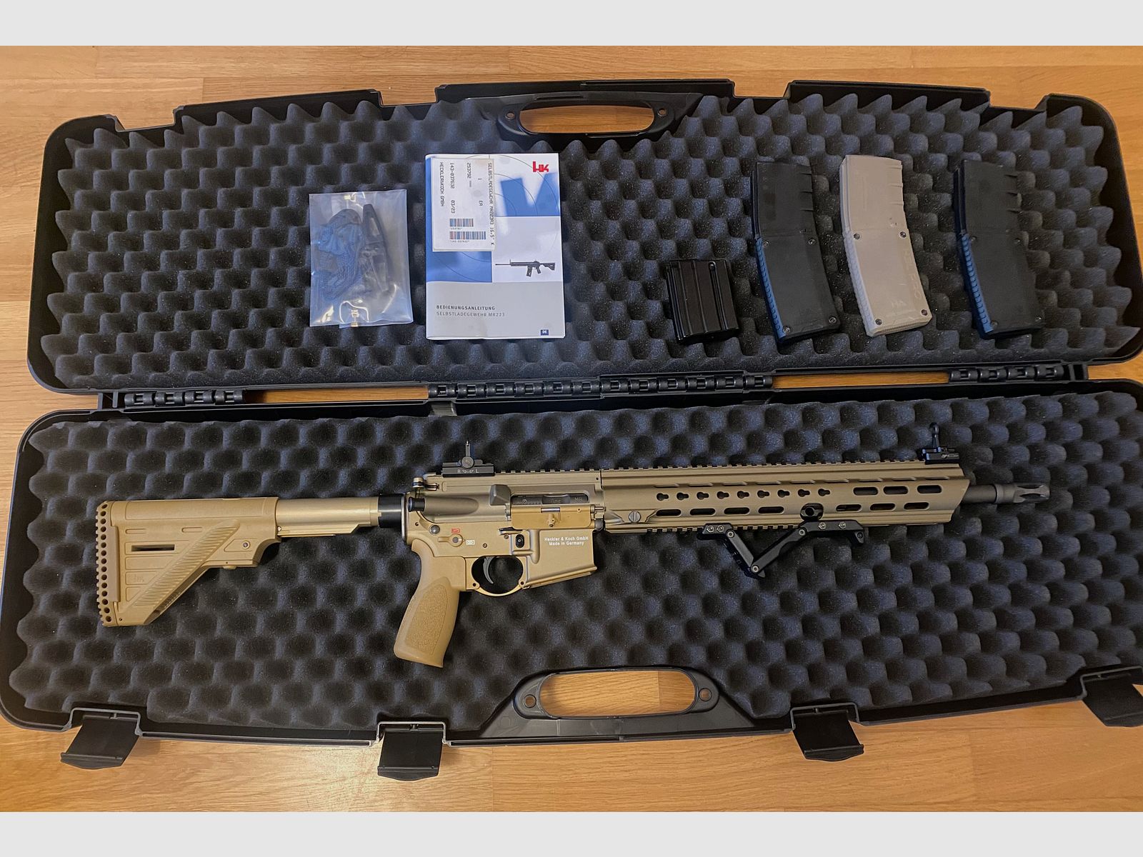 H&K MR223 A3 slimline 16,5“ RAL8000