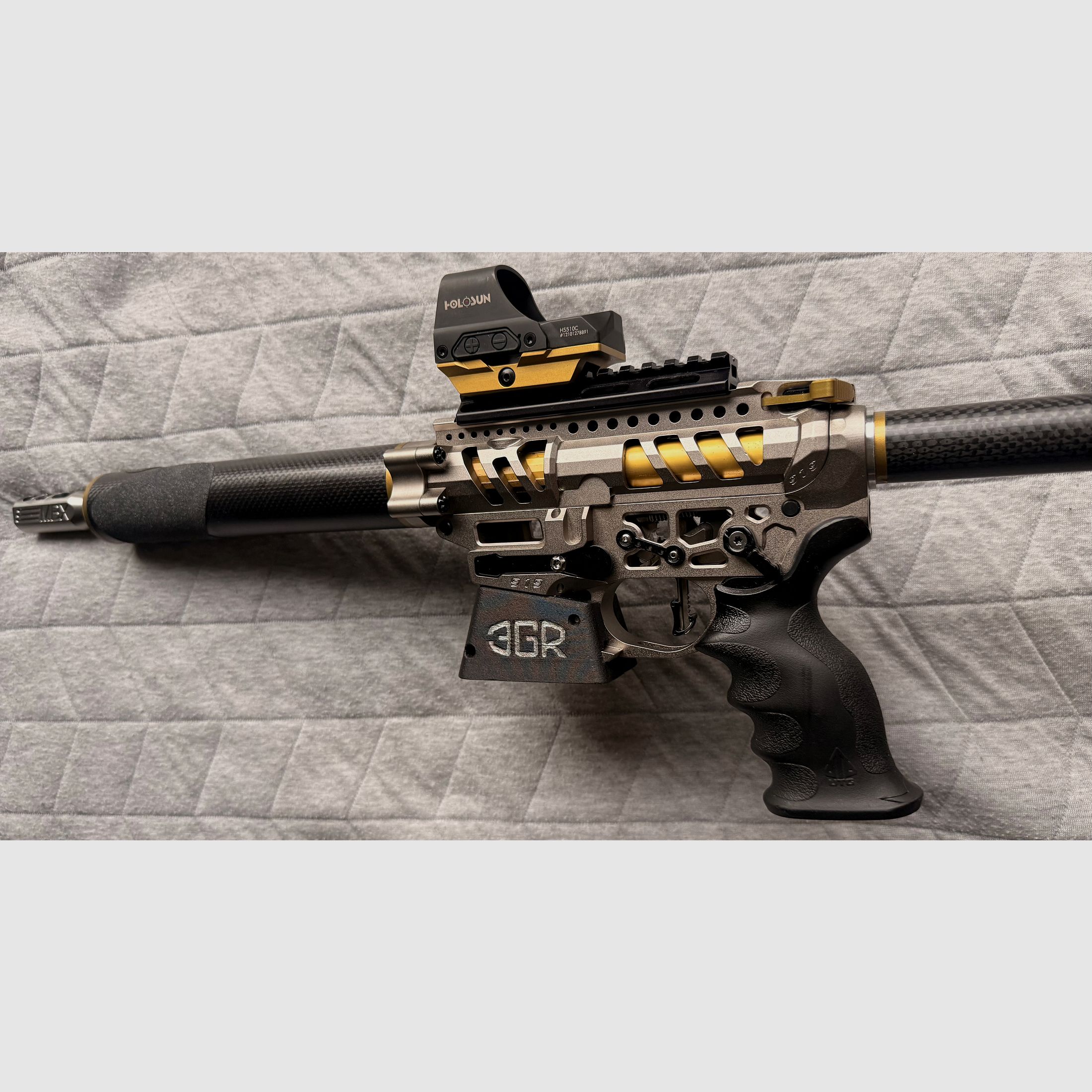 IPSC PCC Schoger Arms 9mm rifle top condition no Hera, Schmeisser, 3G Sports semi-automatic rifle MBX Hyperfire