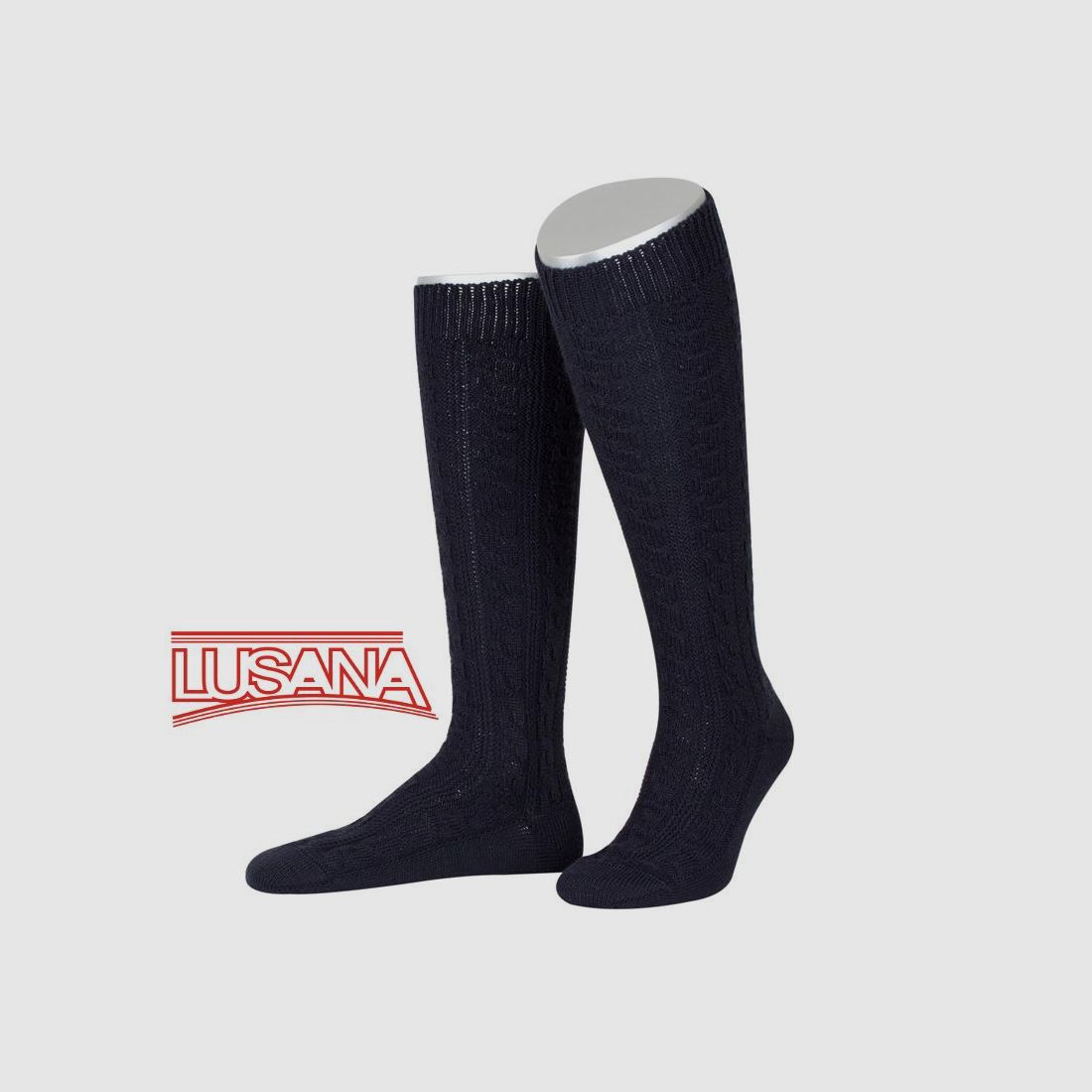Lusana calza tradizionale in blu scuro (06)