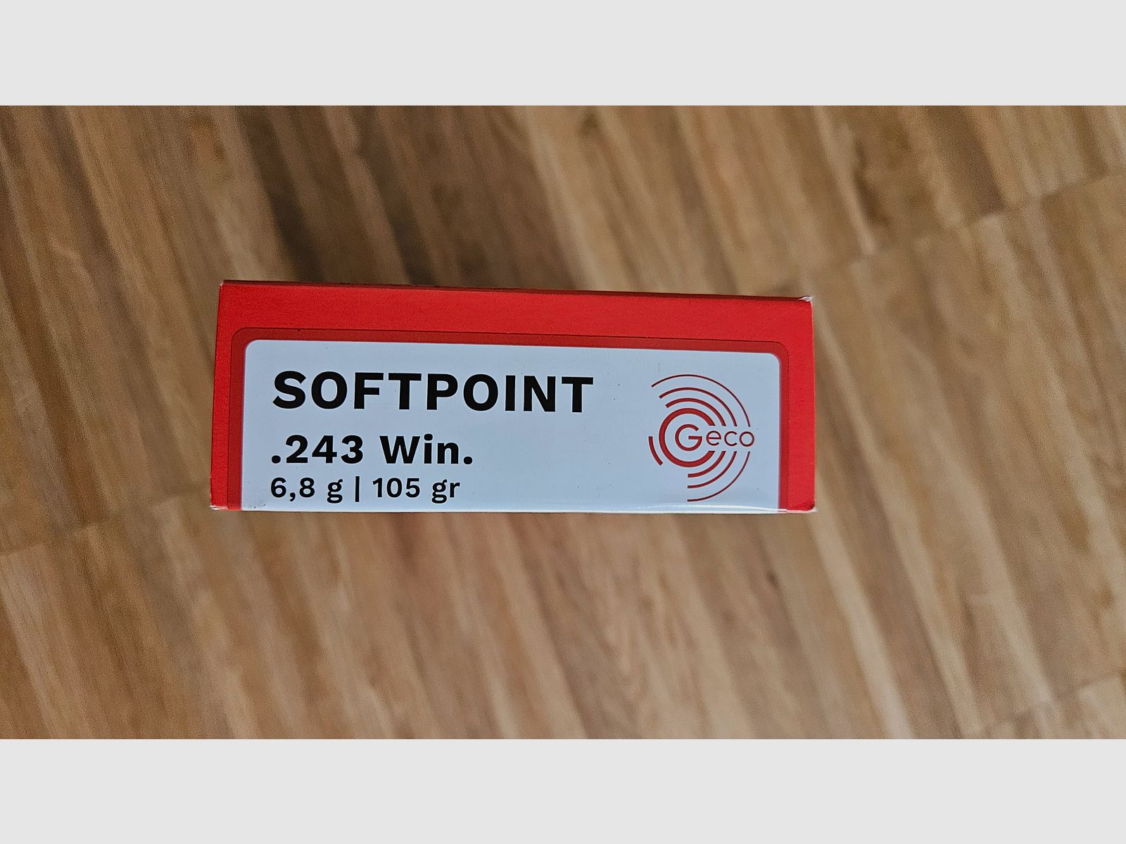 Municja myśliwska GECO Softpoint w .243 Win o wadze 6,8 g 105 gr