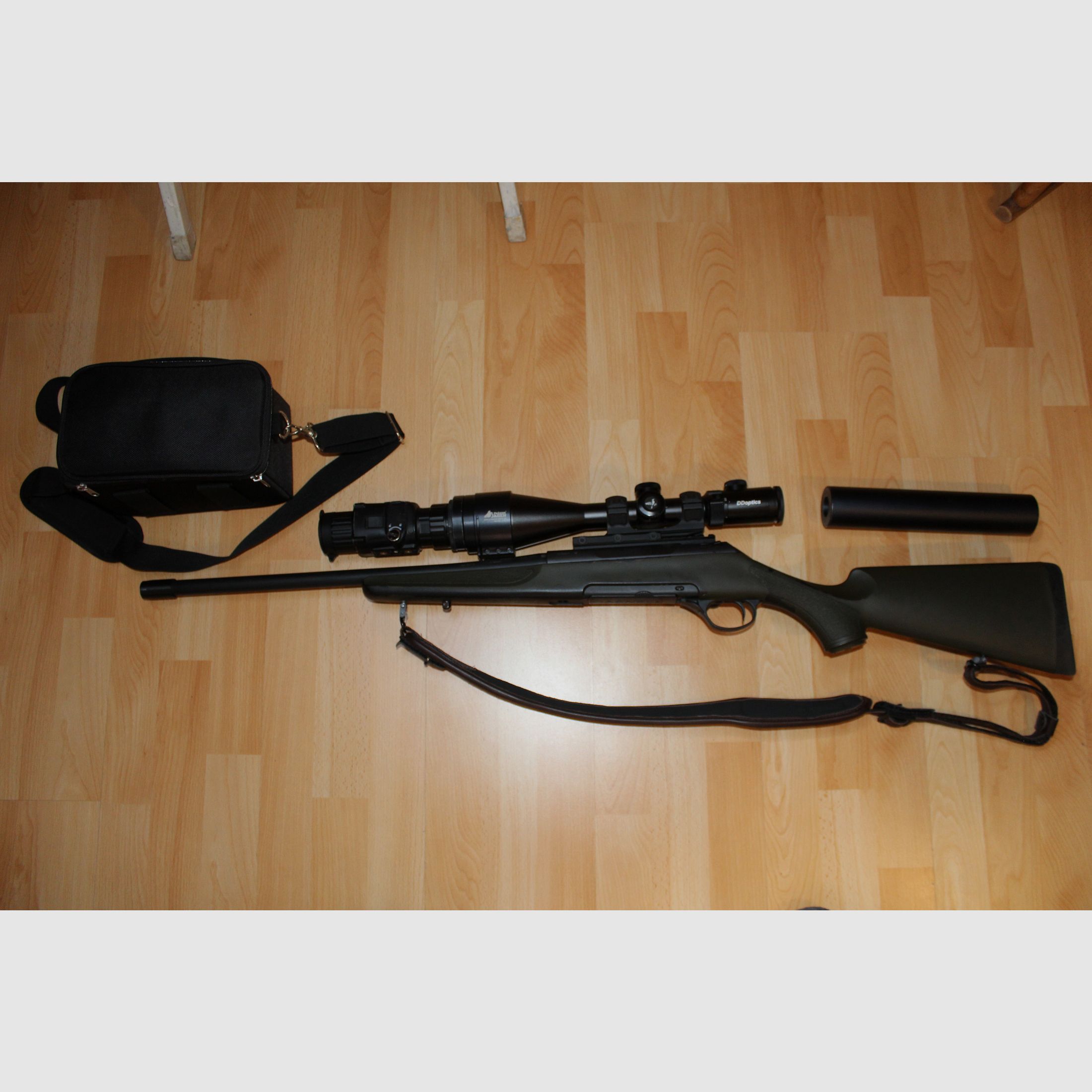 Haenel Jäger 10  8x57IS Komplettpaket. mit ZF DDOptic/Montage  Wärmebild und Schalldämpfer