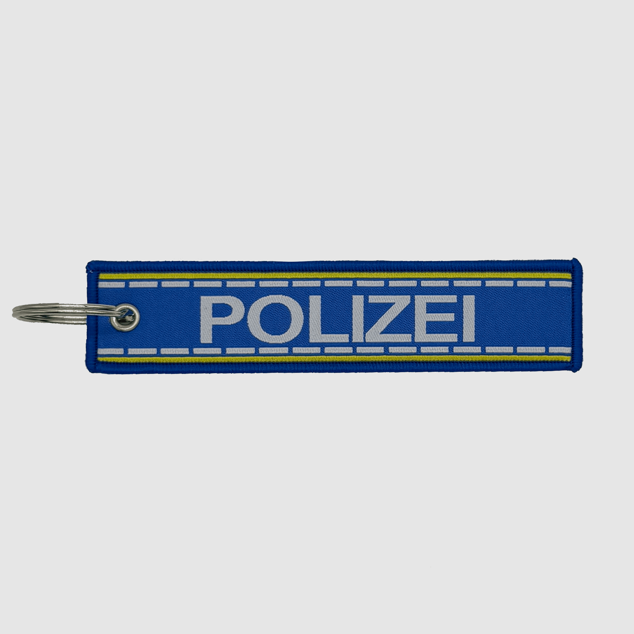 Police Blue Keychain
