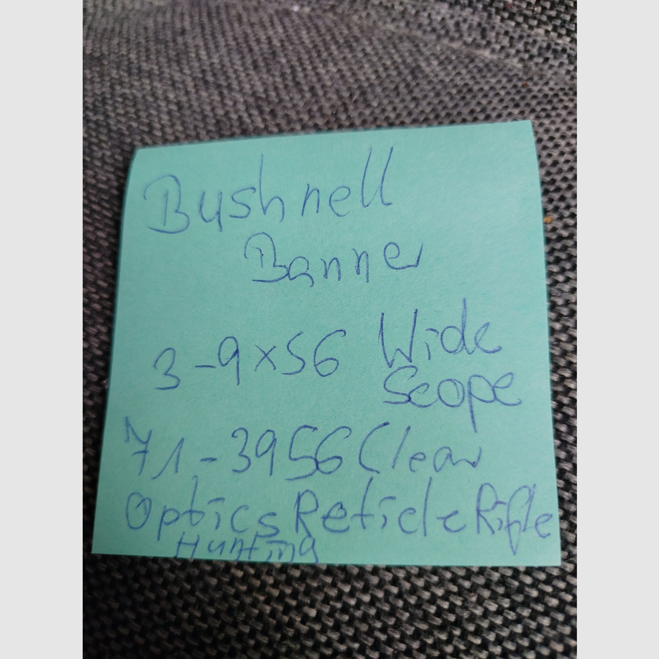 Scope from Bushnell Banner