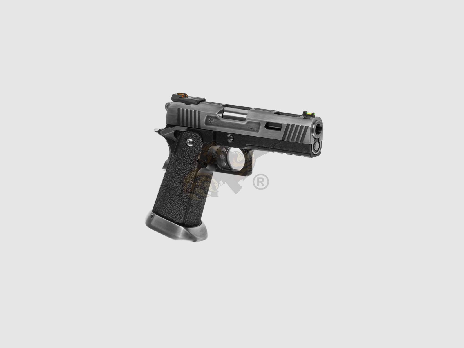 WE Hi-Capa 4.3 Force Full Metal Silver GBB -F-
