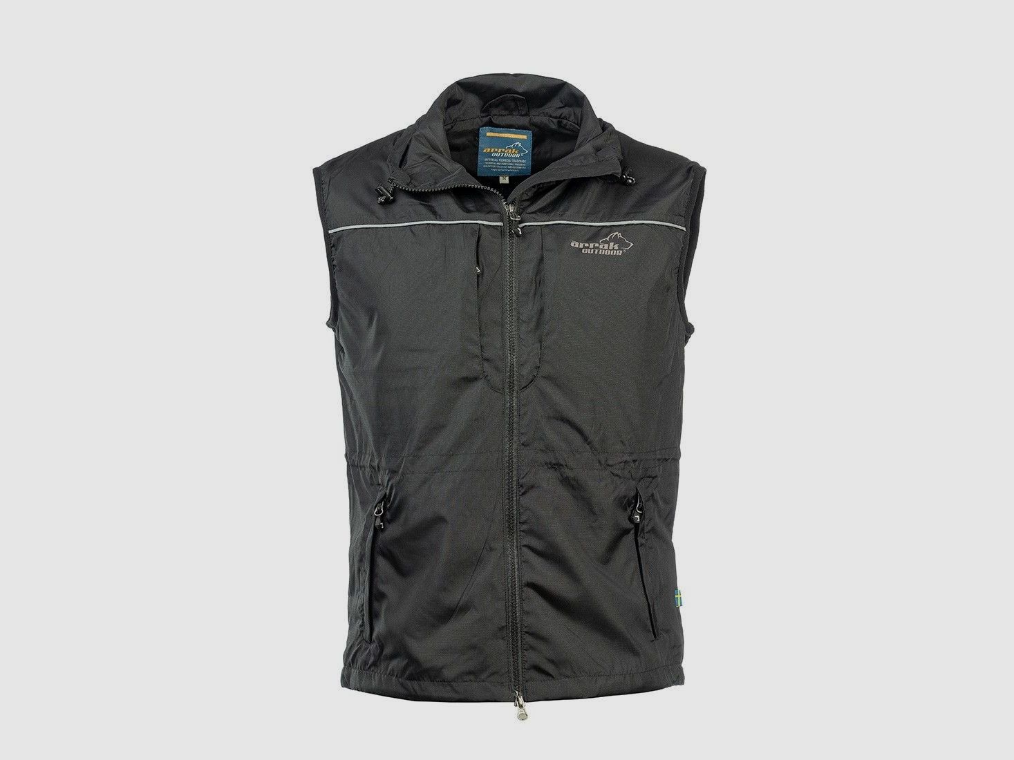 Arrak Outdoor Jumper Weste Herren Schwarz L