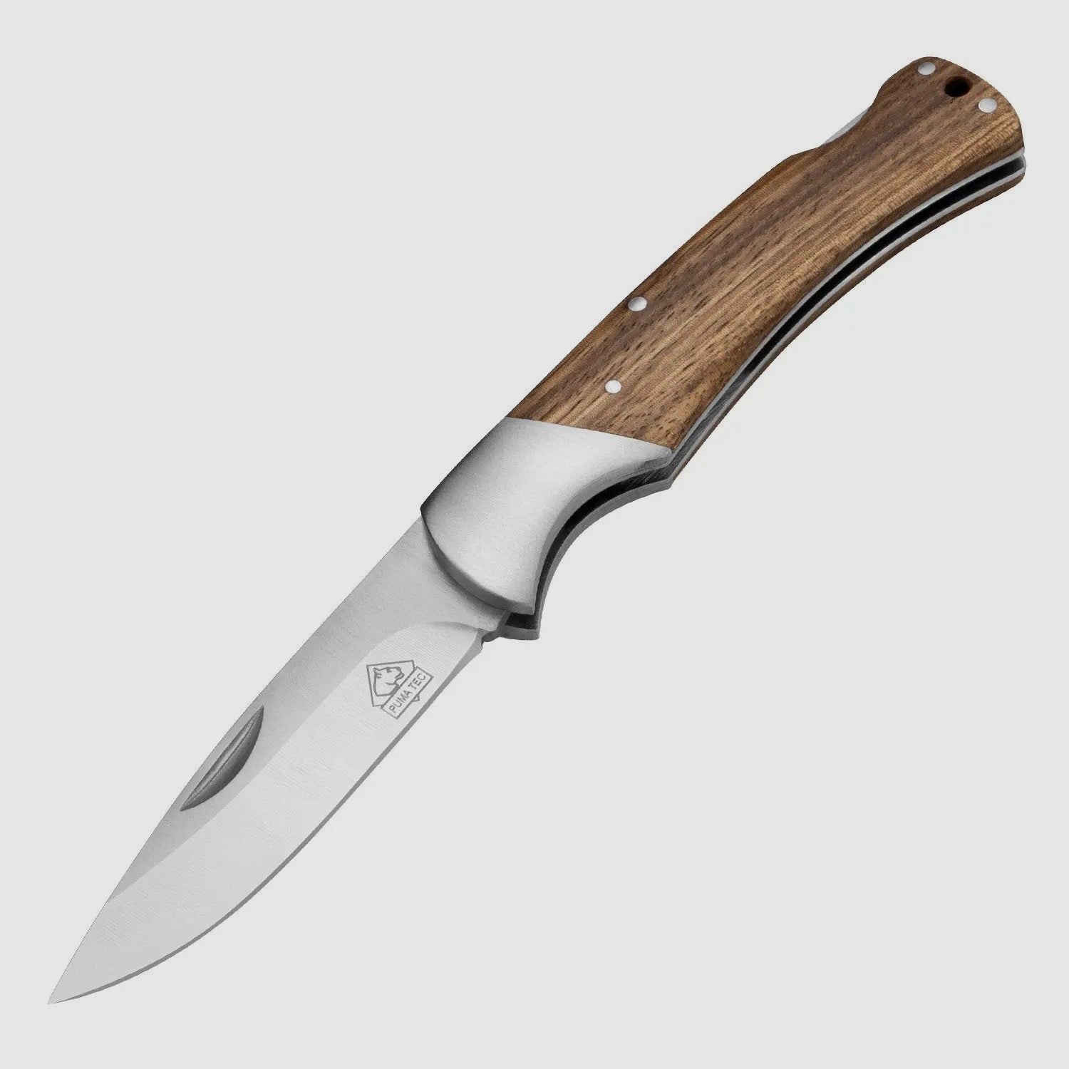 Nóż kieszonkowy PUMA TEC, Drewno oliwne, zdjęcie 1 z 3