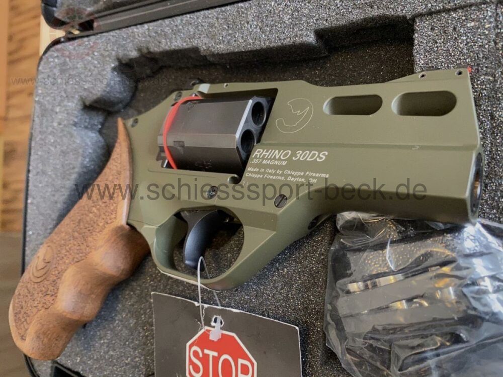 Chiappa Rhino Revolver 30DS Hunter (Green Cerakote) 357MAG/3"BBL