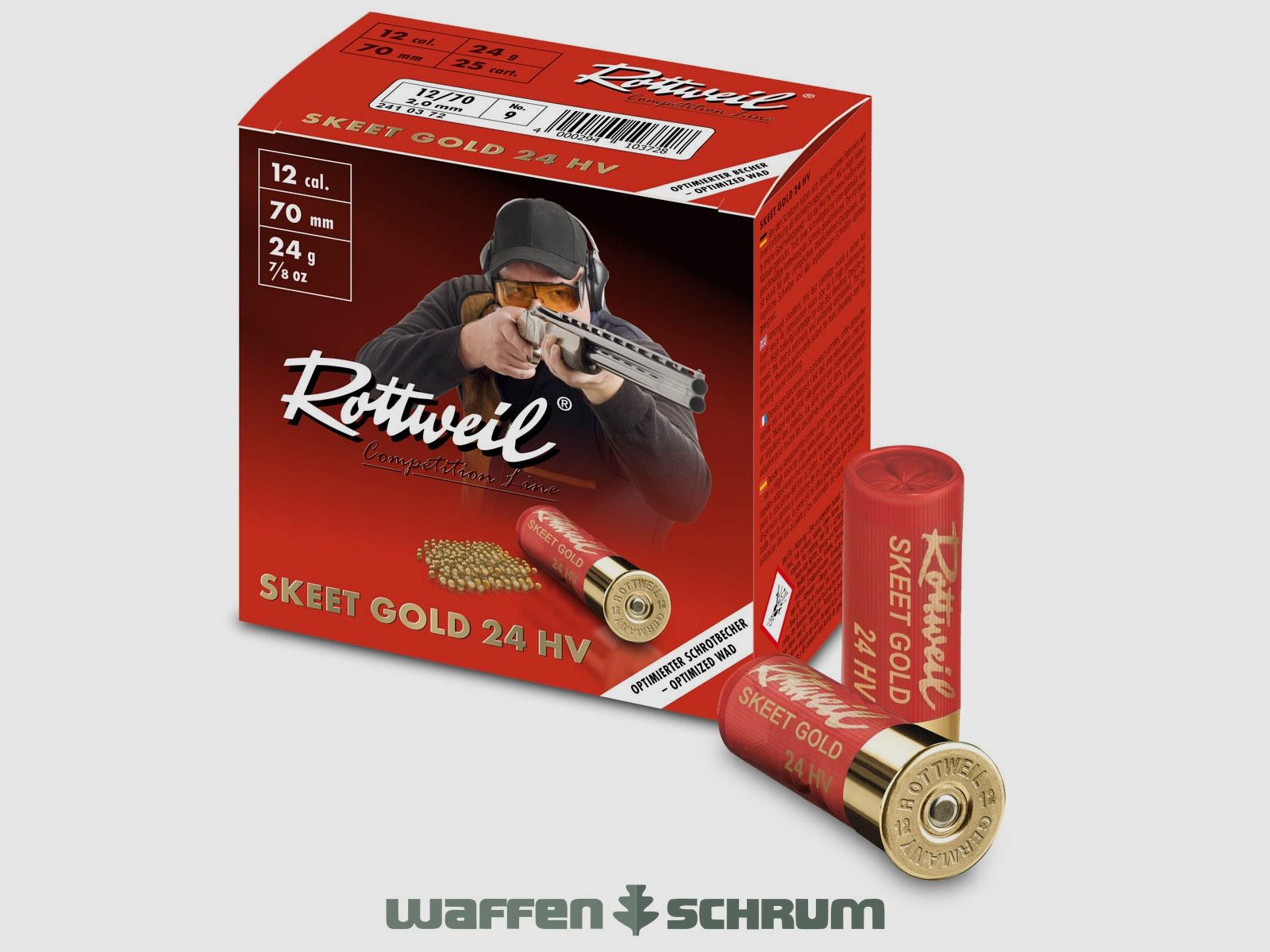 Rottweil 12/70 Gold HV Skeet 24 2,0mm - 24g