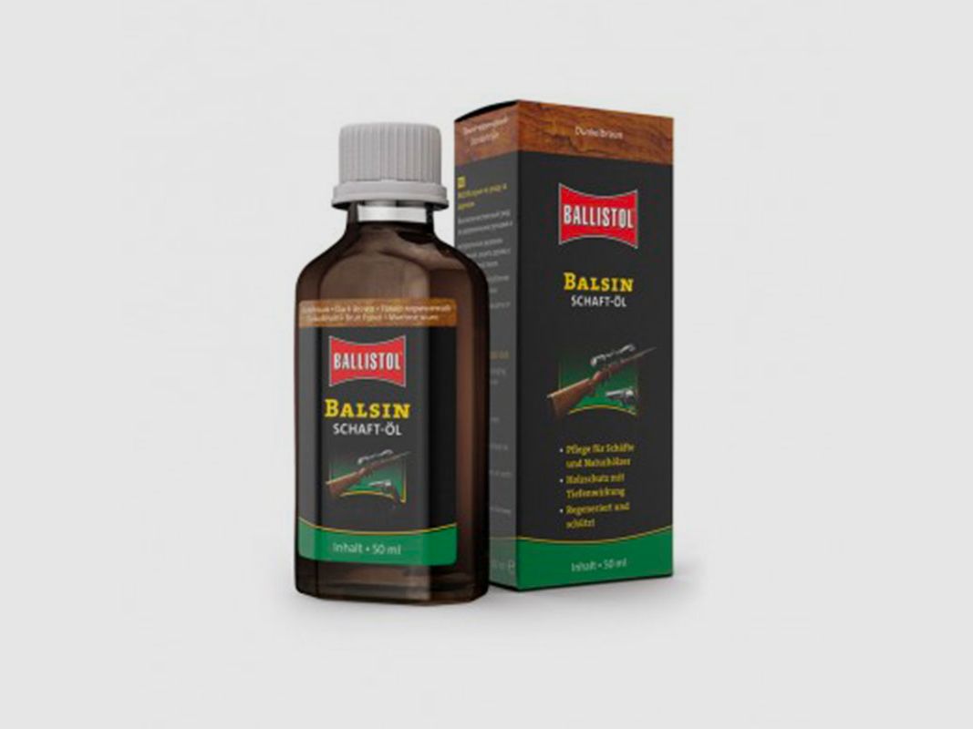 BALLISTOL – BALSIN STOCKÖL BRAUN IMPREGNIERÖL 50 ml