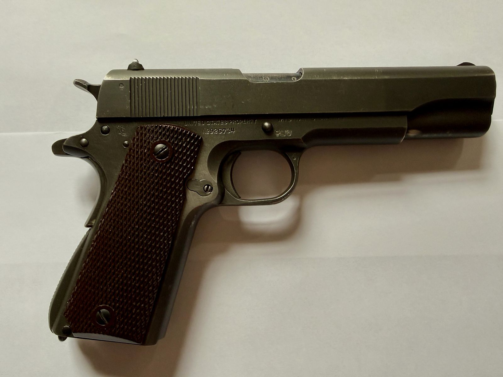 Colt M1911A1 – Esercito degli Stati Uniti WWII – 1943 – originale, corrispondente, GHD