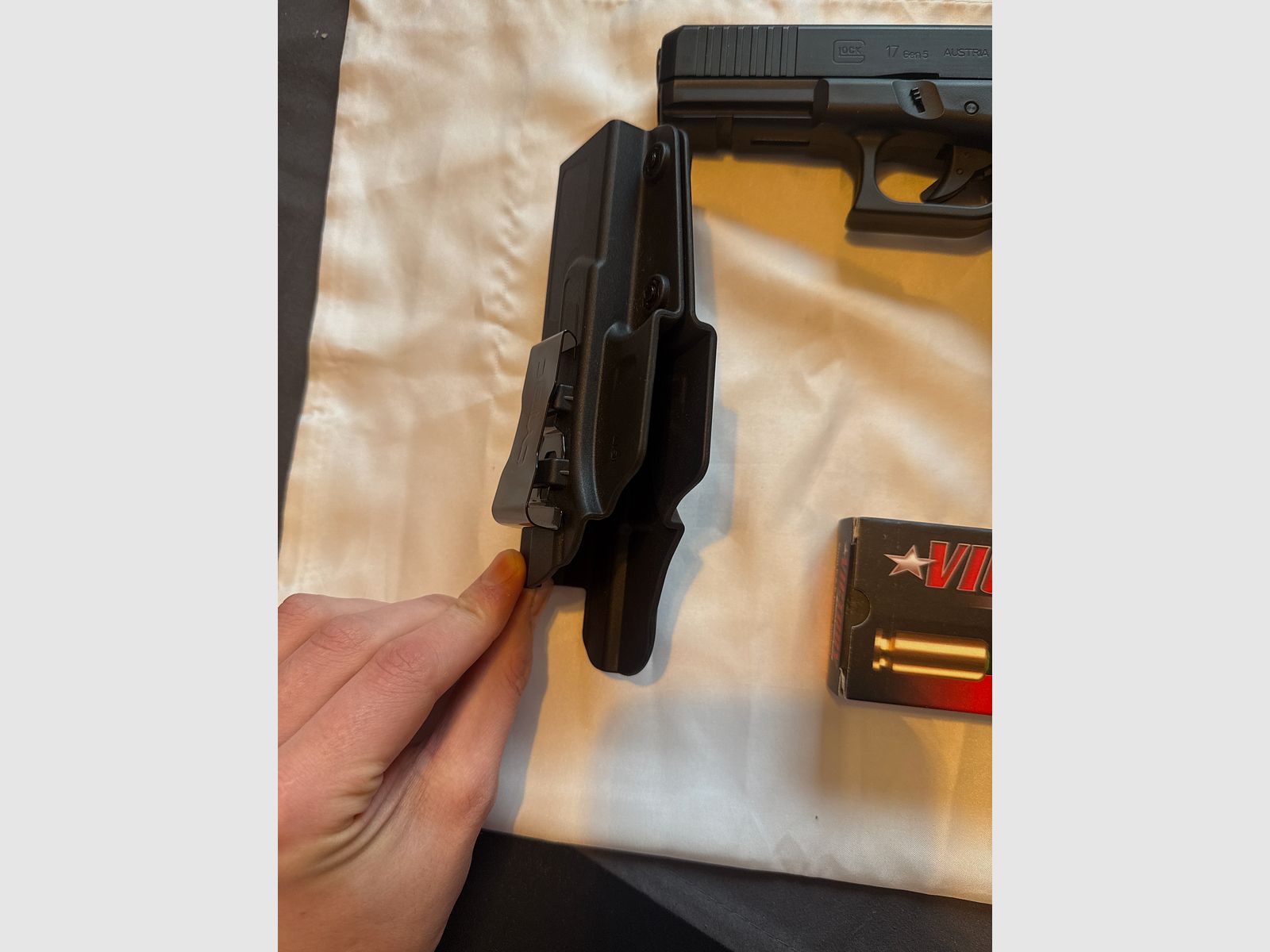 Umarex Glock 17 Gen5 9mm P.A.K. – rápido nuevo, Cytac Holster + 50 disparos