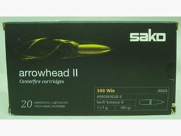 .308Win Arrowhead II - 11,7g/180grs (a20)