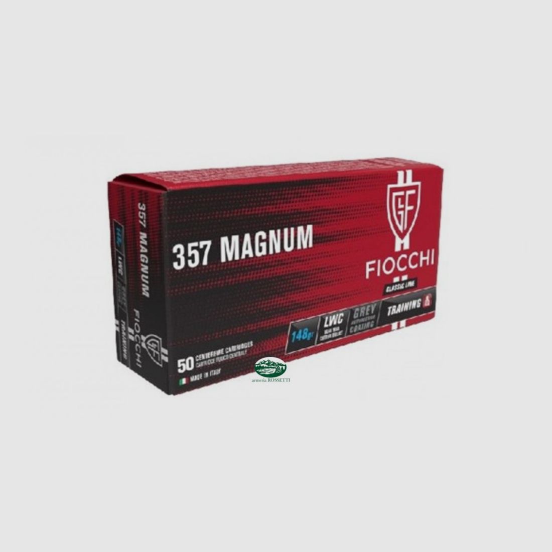 FIOCCHI Munition Kal.357 mag LWC 148 gr