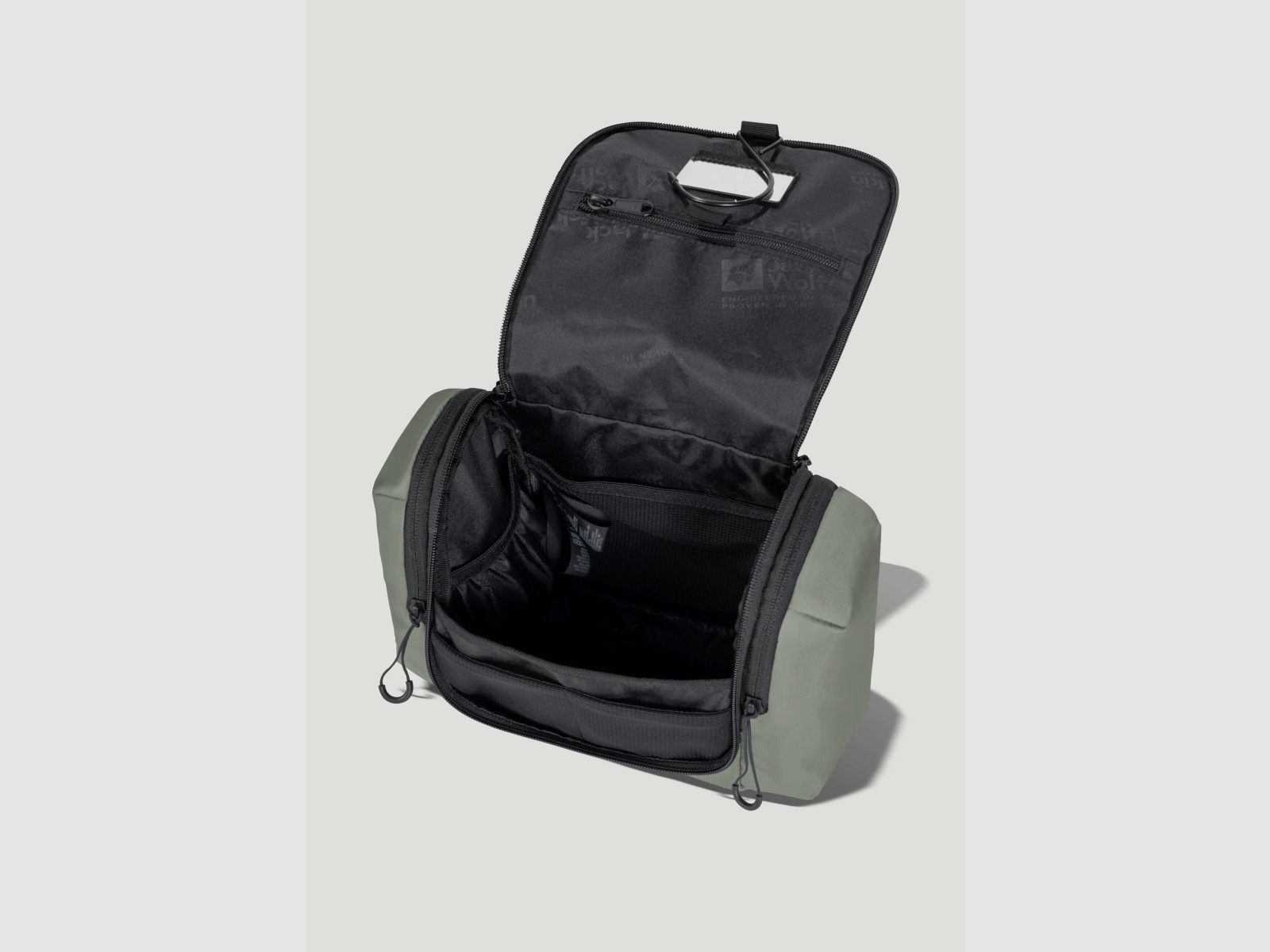 JACK WOLFSKIN Wandermood Washbag Kulturbeutel zum aufhängen Mint Leaf