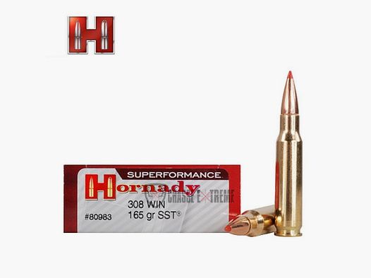 20 Munitions HORNADY Superformance 308 Win 165 Gr Sst