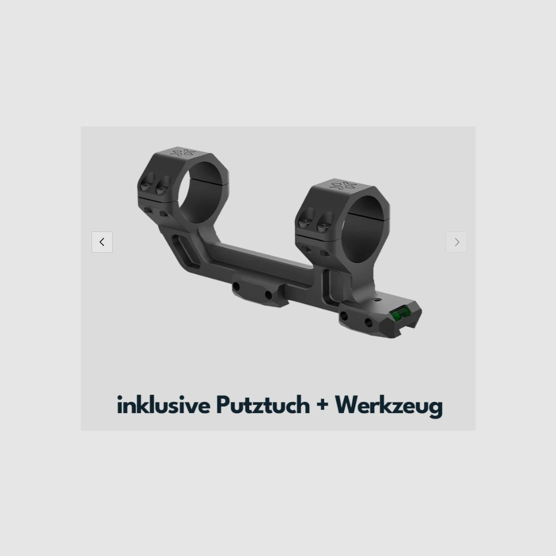 Vector Optics SCACD-25 Blockmontage mit eingebauter Wasserwaage, Neigungswinkelanzeige für 11mm Schiene