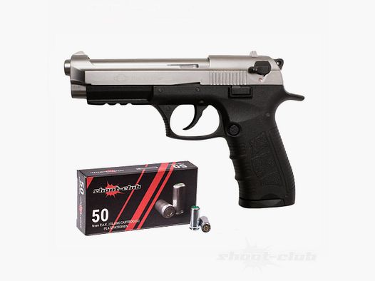 Ekol P92 Magnum blank firing pistol 9mm PAK Titan blank cartridges