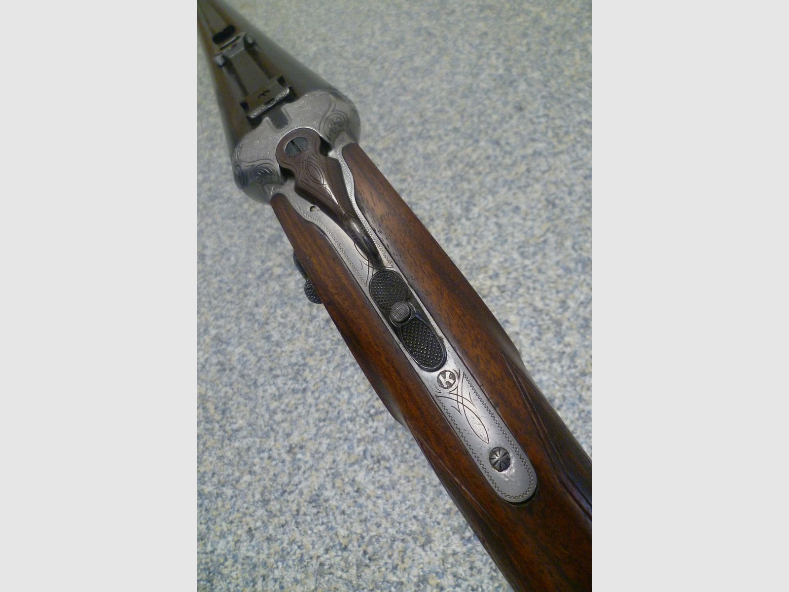 Seitenschloss-Drilling F.W. Heym 16/70 & 7x57R