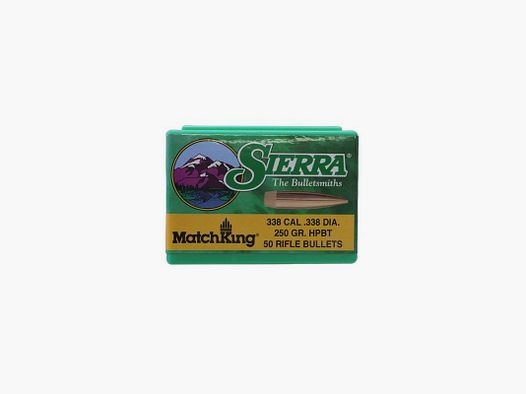 SIERRA BULLE CAL 338 MM 250 GR HPBT