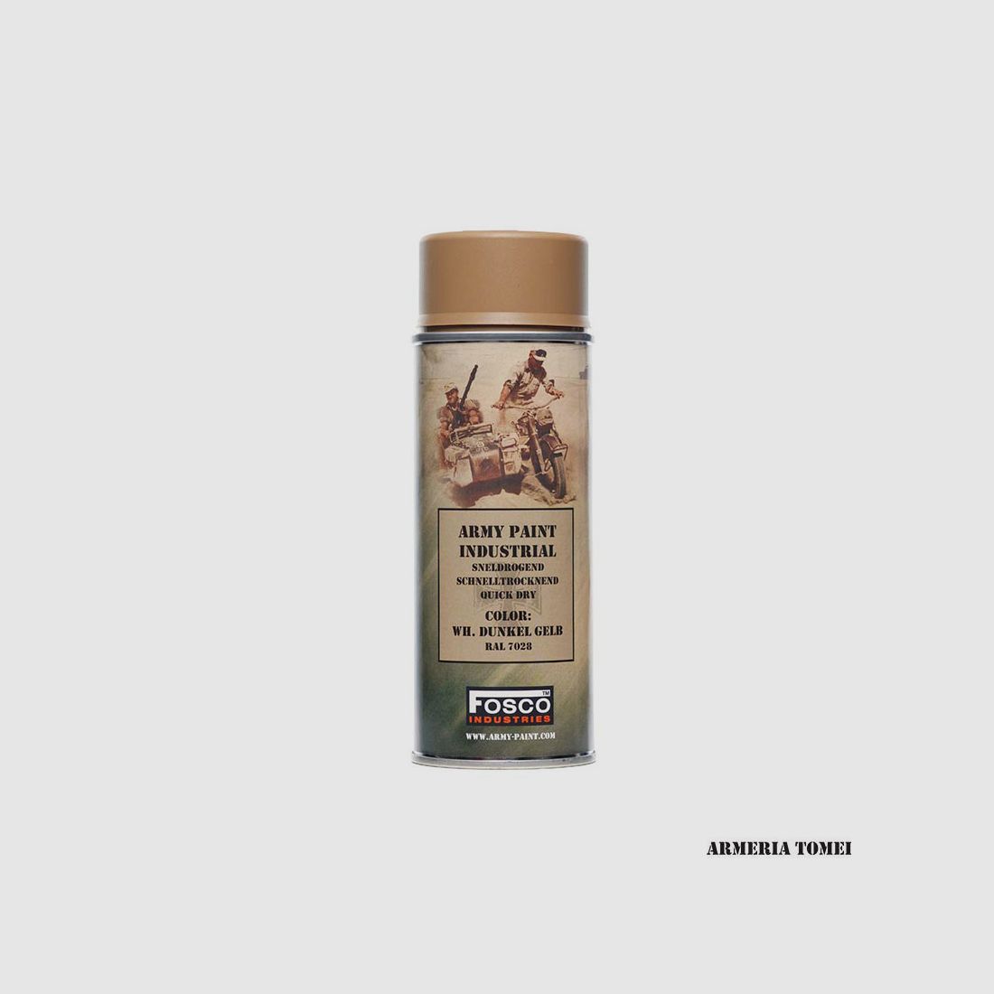FOSCO INDUSTRIES – Peinture en spray couleur WH. Jaune foncé RAL 7028 400 ml