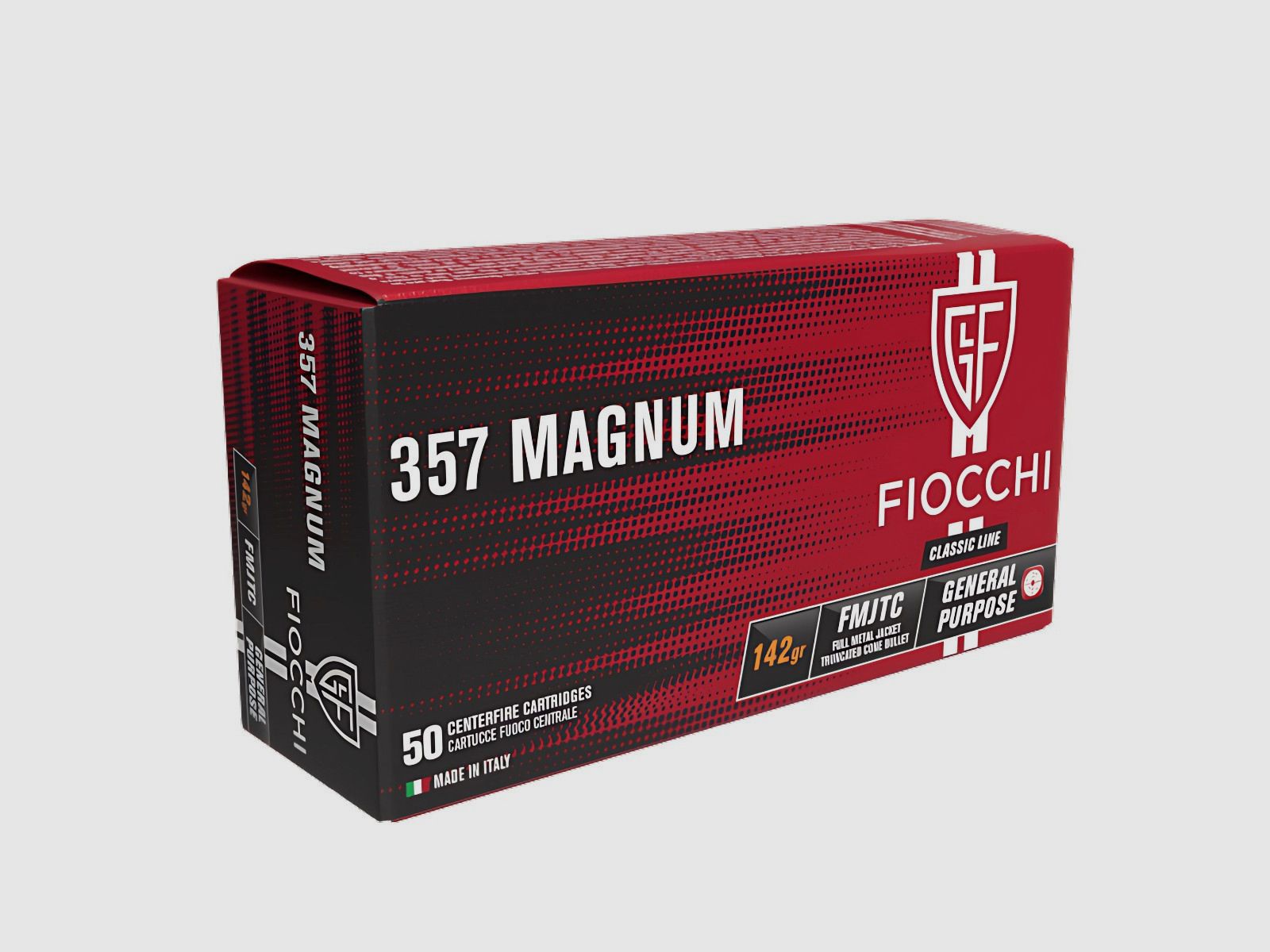 .357 Magnum Fiocchi FMJTC Classic Line 142gr/9,2g - #703571, zdjęcie 1 z 2